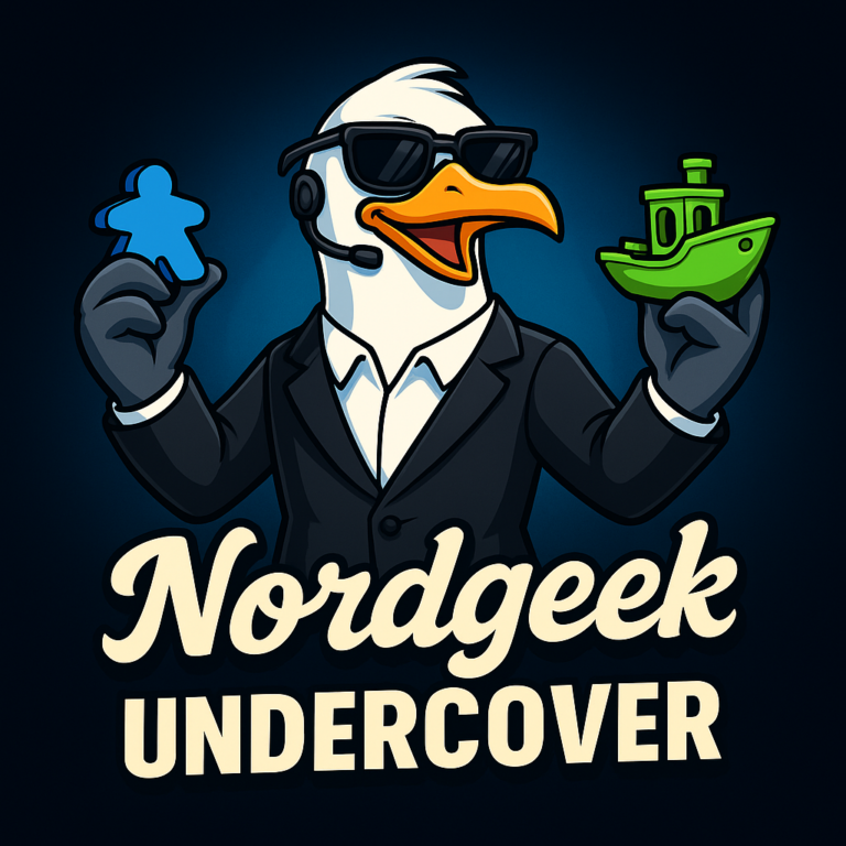 Nordgeek Möwe im Codenames Spionageoutfit